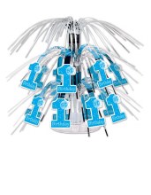 Centerpiece 1st Birthday Blue