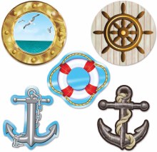 Nautical Cutouts Mini 10pk
