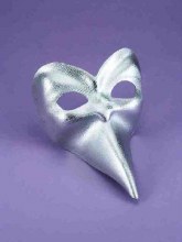 Mask Italian Ballo Silver