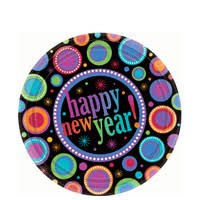 Happy New Years 7in Plate
