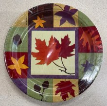Classic Fall 7in. Paper Plates • 8 Count