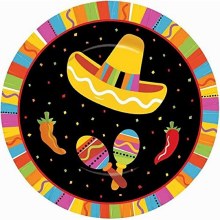 Fiesta Fun 7in Plates 8ct