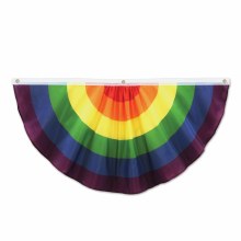 Rainbow Fabric Bunting 4ft