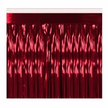 Metallic Fringe Red 1-Ply