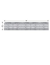 Metallic Fringe Silver 1-Ply