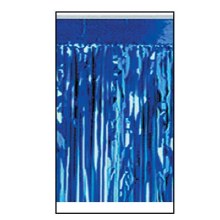 Fringe Drape Foil Blue