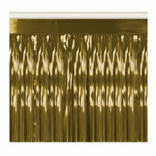 Fringe Drape Foil Gold