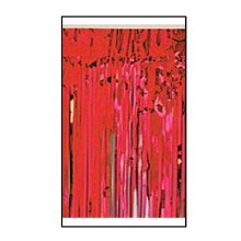 Fringe Drape Foil Red