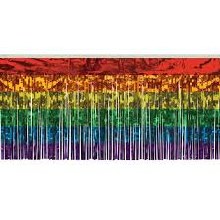 Fringe Drape Foil Rainbow