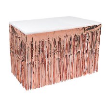 Tableskirt Fringe Rose Gold