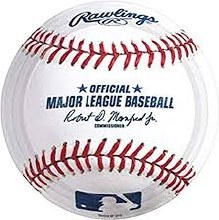 Baseball 9in Plates 8ct