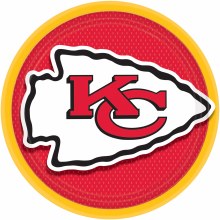 Kansas City Chiefs 9in Plates
