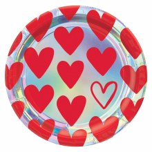 Heart Day 9in Plate
