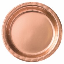 Rose Gold 8.5" Plates