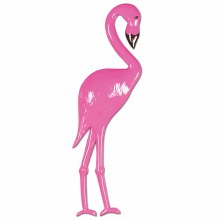 Flamingo Pink Plastic