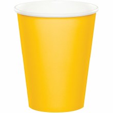 School Bus Yellow 9oz Cups