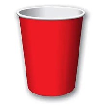 Classic Red 9oz Paper Cups