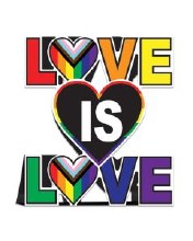 Centerpiece Love Is Love 3D
