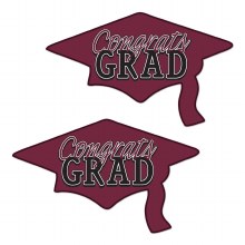Cutouts Congrats Grad Purple