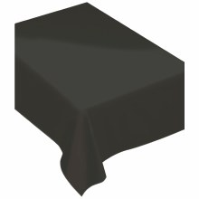 Jet Black Fabric Tablecover
