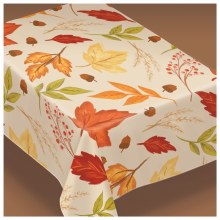 Fall Foliage Table Cover Vinyl