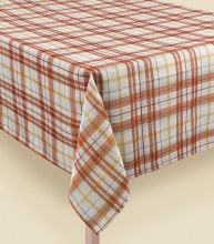 Harvest Plaid Tablecover Fabrc