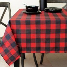 Plaid Fabric Tablecover