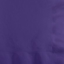 Purple Beverage Napkin 50ct