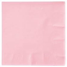 Classic Pink Beverage Napkins 50ct