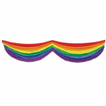 Bunting Rainbow Fabric 70"
