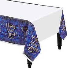 Midnight New Years Tablecover