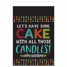 Over the Hill Plastic Tablecover