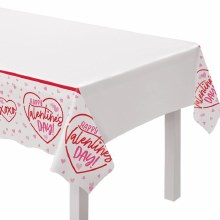 Cross My Heart Rectangle Plastic Tablecover