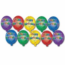 Happy Birthday Cutouts Mini