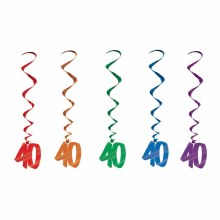40th Birthday Whirls