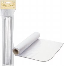 Table Runner Roll Silver Fbric