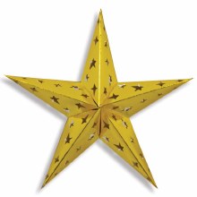 Gold 3 Dimensional Foil Star 24"