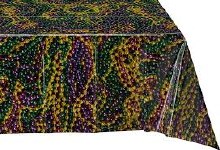 Mardi Gras Beads Tablecover