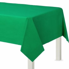 Festove Green Flannel Backed Tablecover
