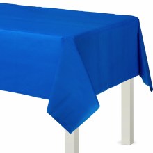 Bright Royal Blue Flannel Back Tablecover