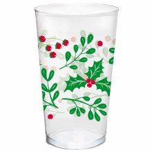 Holly Plastic Tumlers 16oz