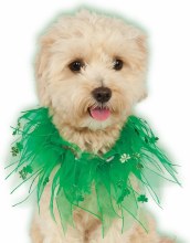 Pet Frilly Collar StPattys L/X