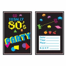 Totally 80's Invite