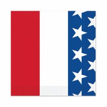 Patriotic Beverage Napkins 16ct