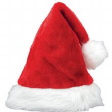 Red Plush Santa Hat