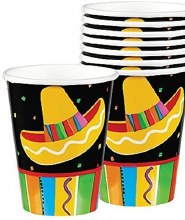 Fiesta Fun 9oz H/C Cup 8ct