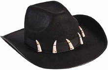 Hat Cowboy Black w/ Teeth