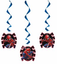 Spiderman Hang Swirl Decor 3pk