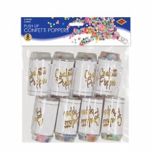 Confetti Push Up Poppers Multi