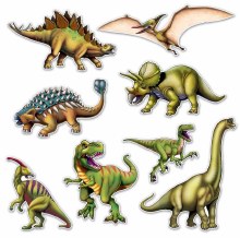 Dinosaur Cutouts 8ct